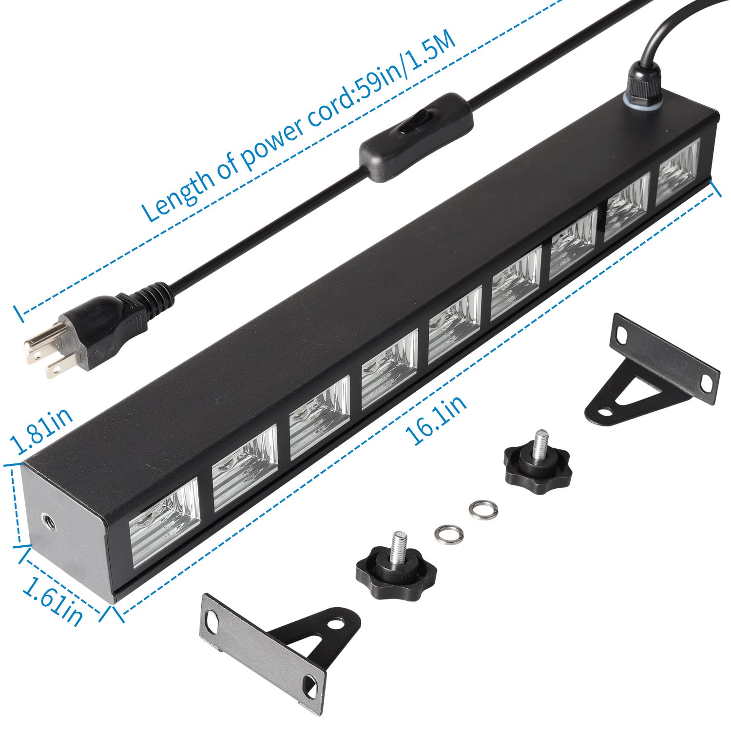 Kurt Adler 16.2-Inch UV LED Black Light